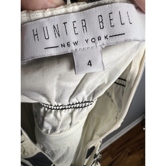 Hunter Bell Turner Dress Size 4 Cotton Abstract Printed‎ Midi Dress - Picture 10 of 12